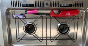 Alcohol Stove no cutting board